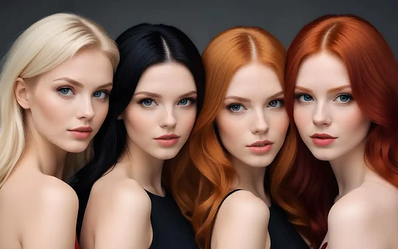 Ką išduoda moters plaukų spalva?